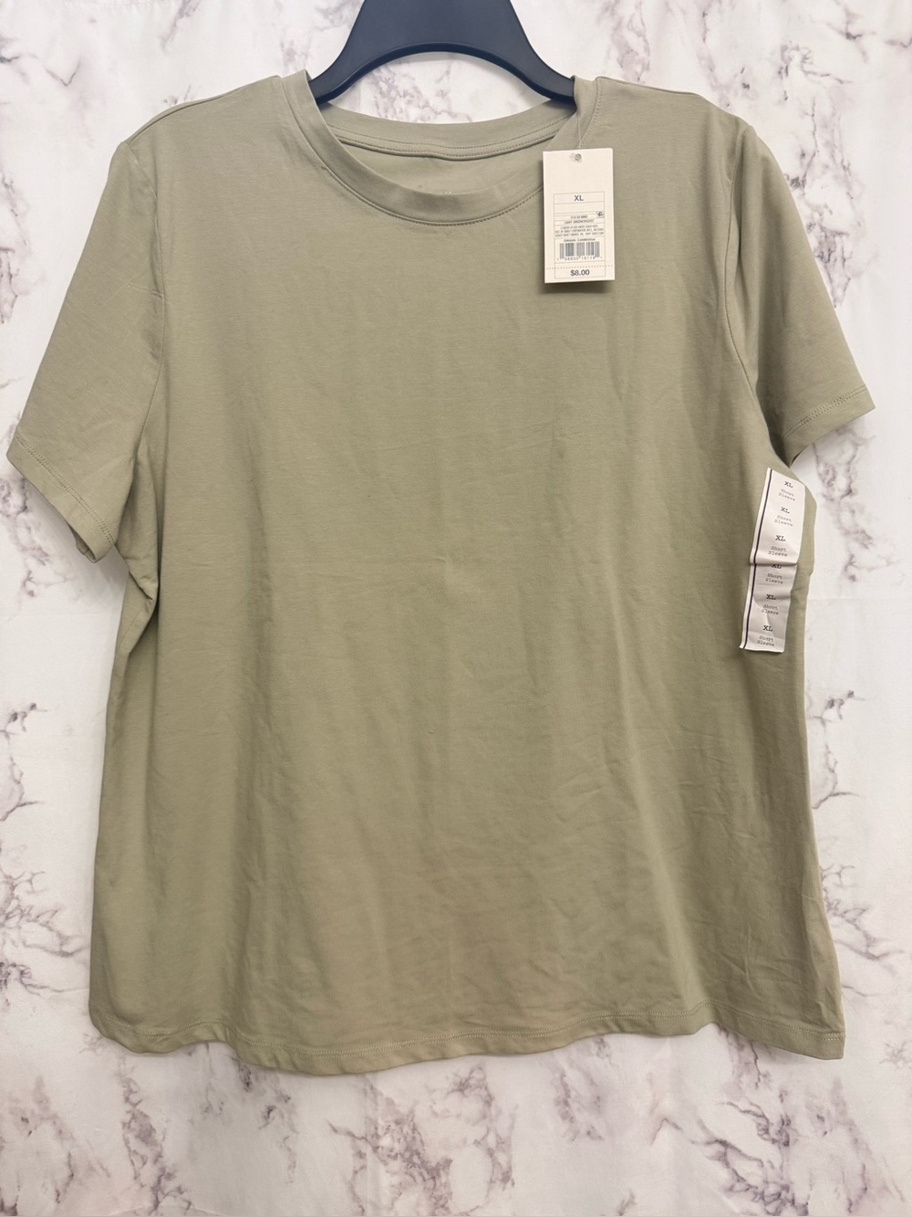 a new day Sage Green Short Sleeve Crewneck Tee